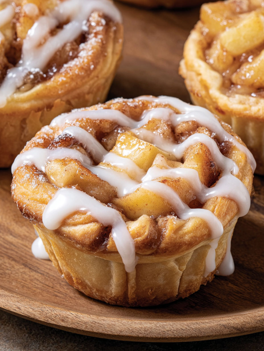 A pastry with a glaze on top.