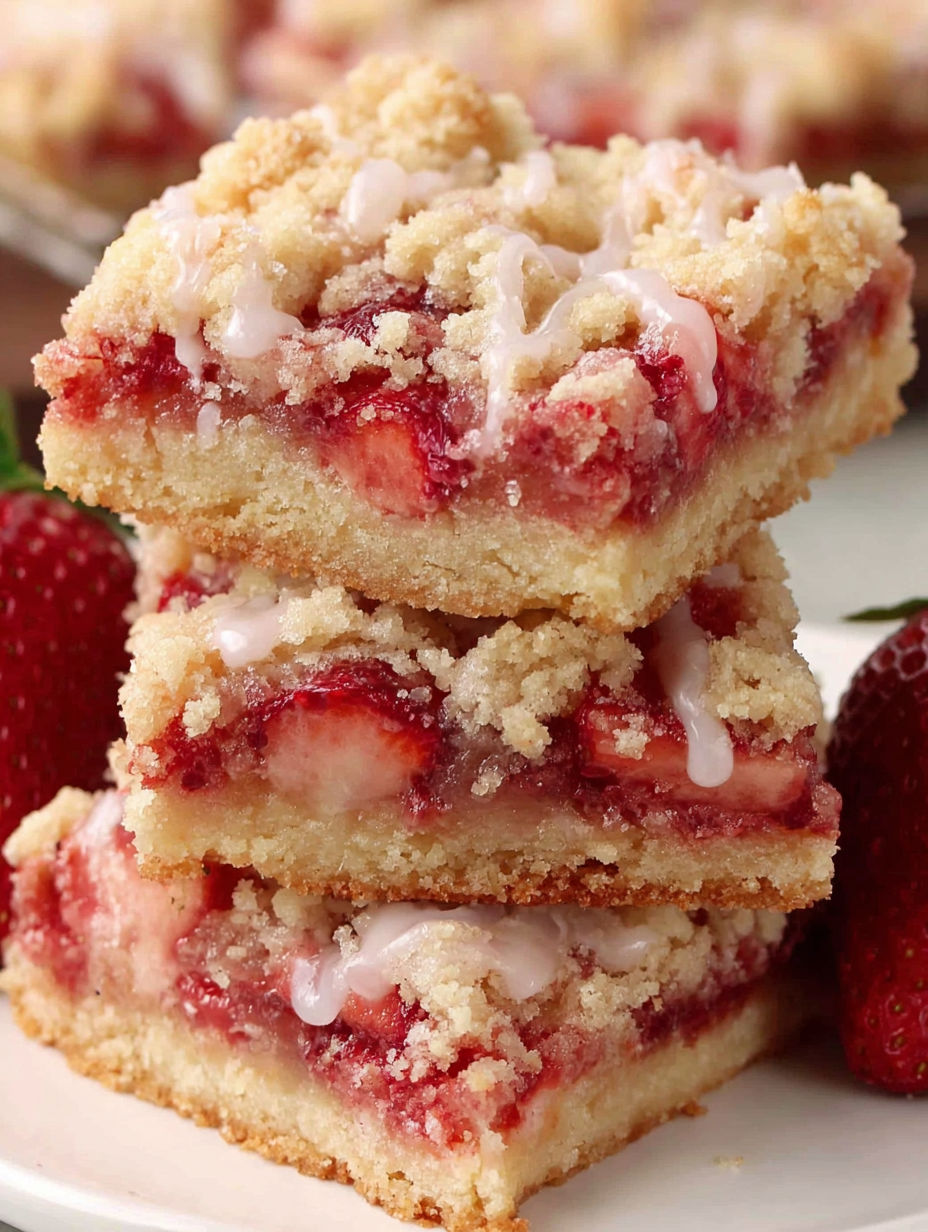 Strawberry Shortcake Bars.