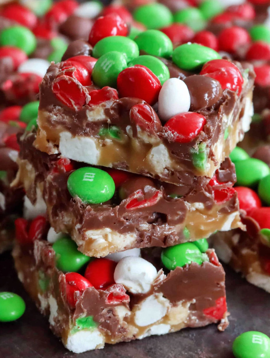 M&M's Marshmallow Dream Bars.