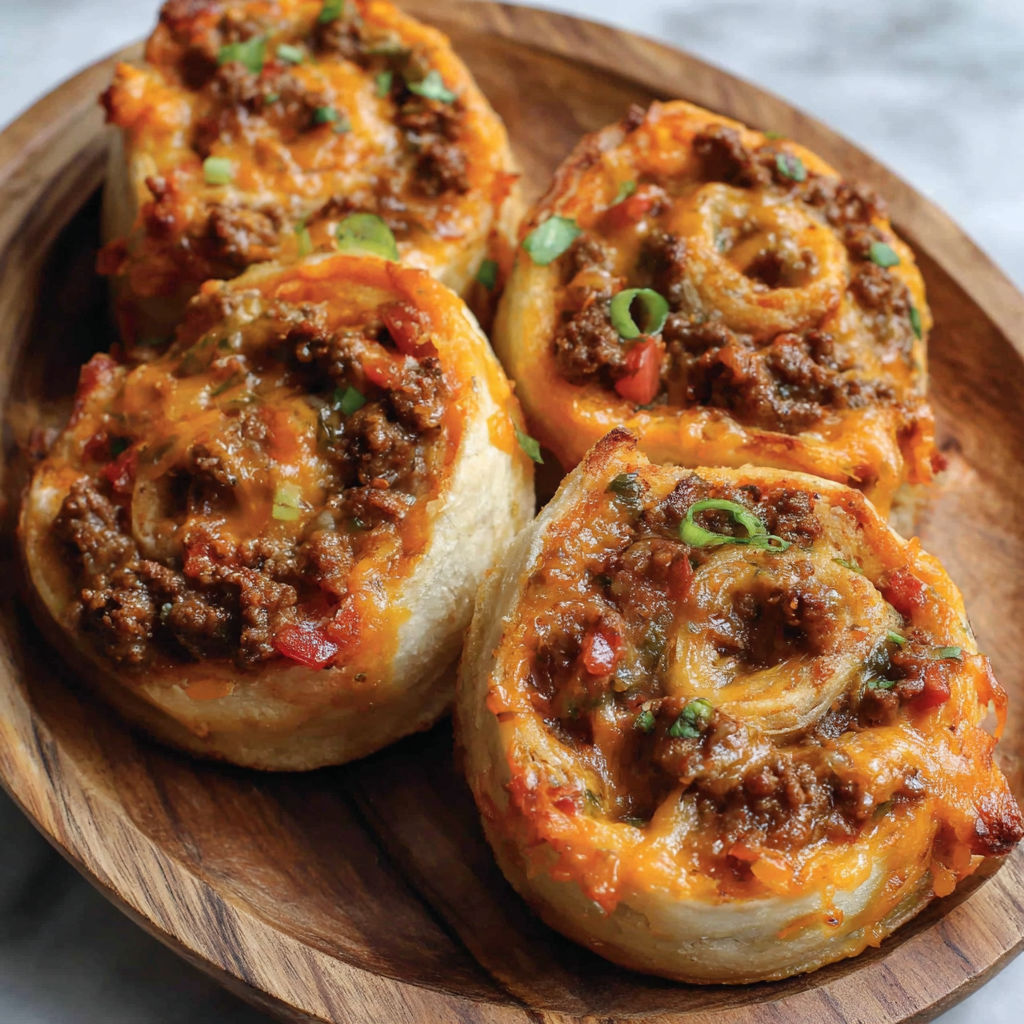 Four easy taco pinwheels for kids.