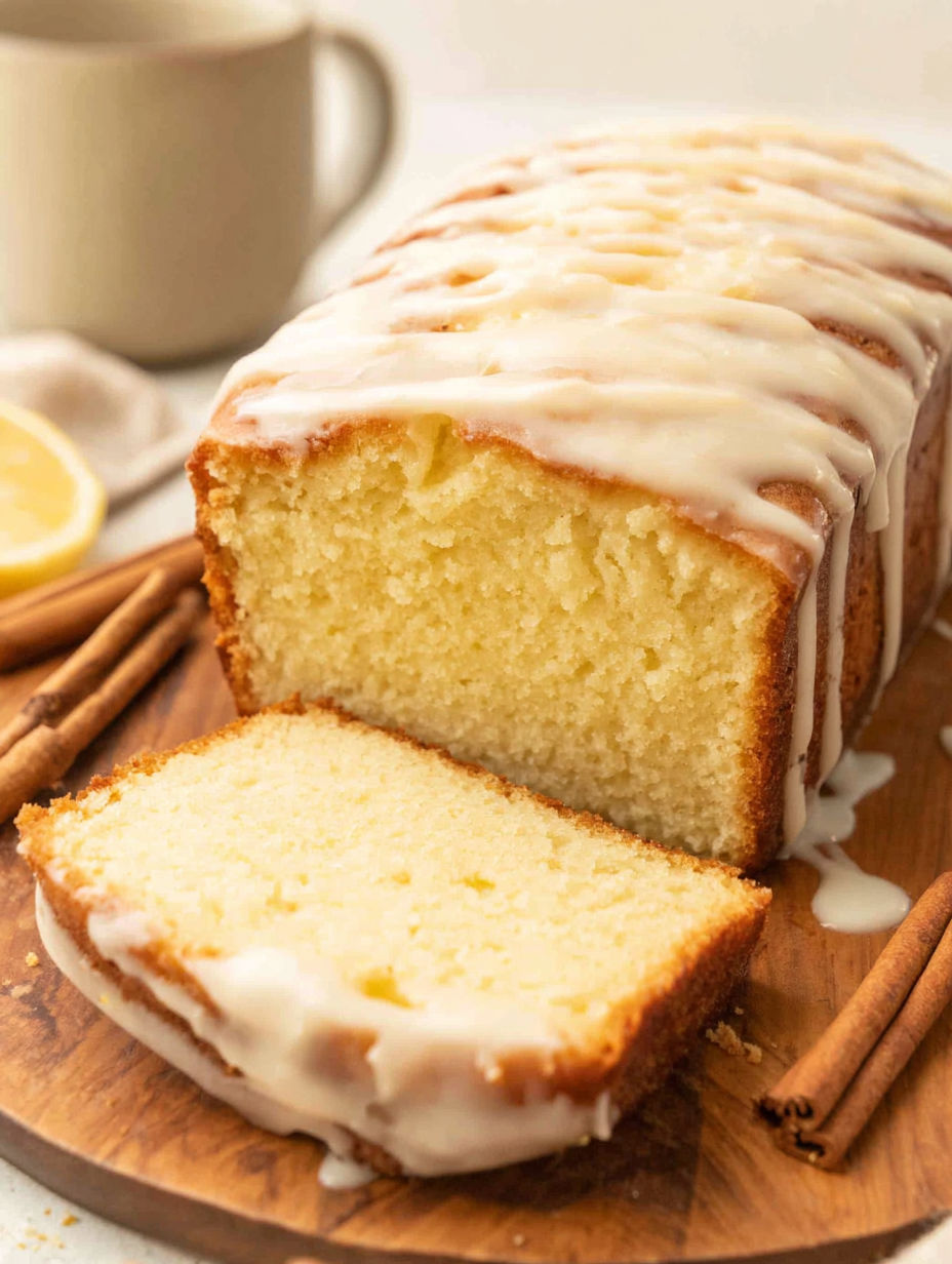 A slice of vintage eggnog bread.