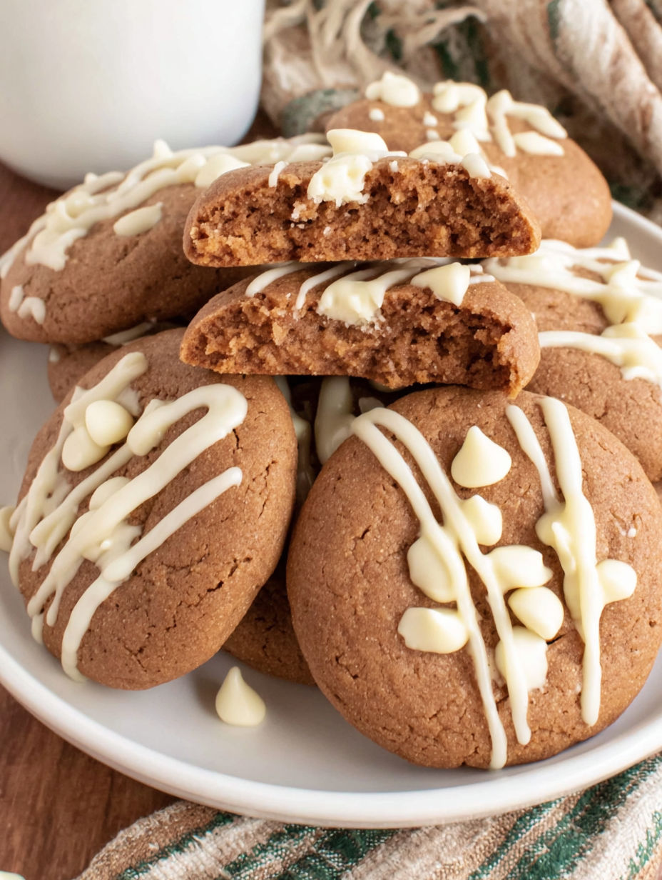 A plate of gingerbread cookies with white icing.