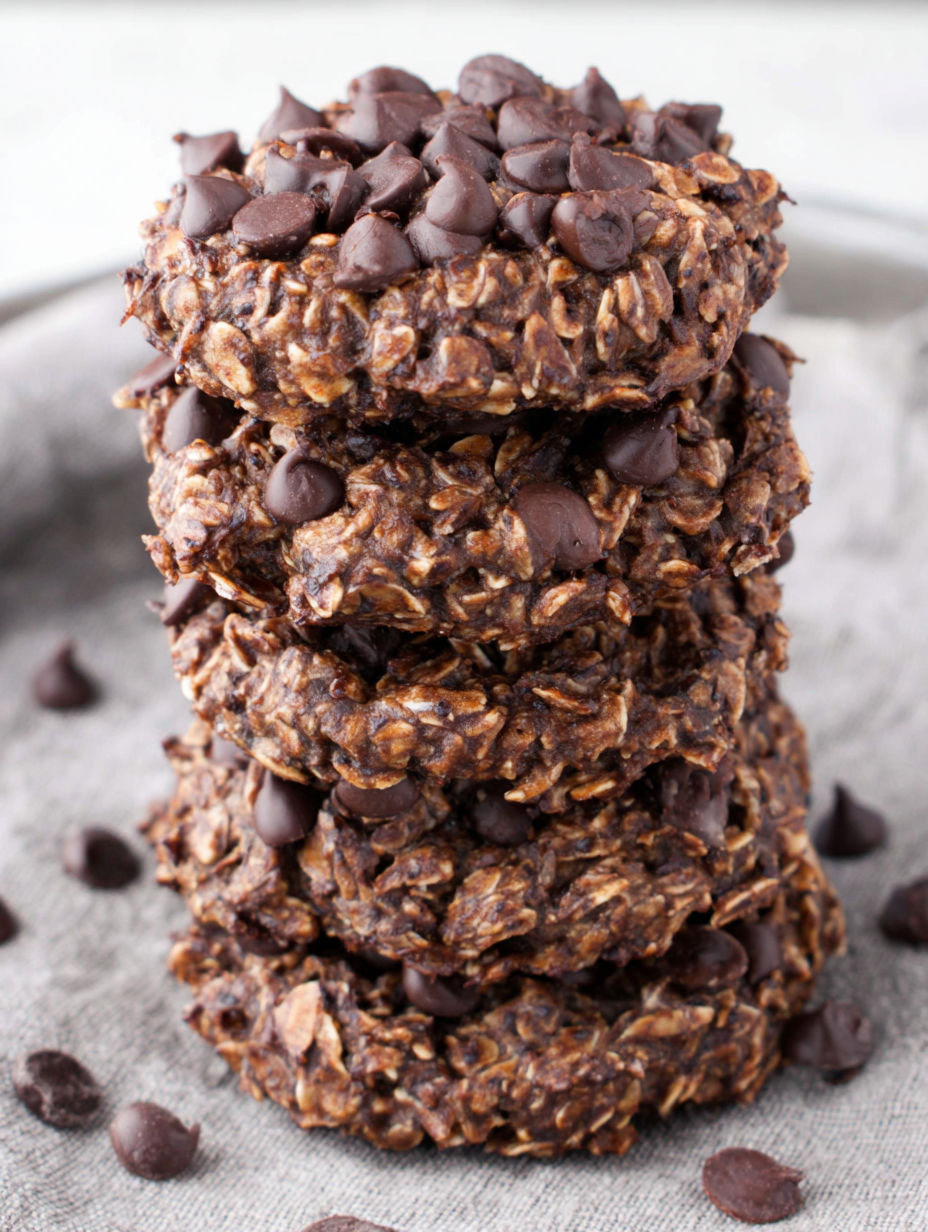 A stack of chocolate chip granola bars.