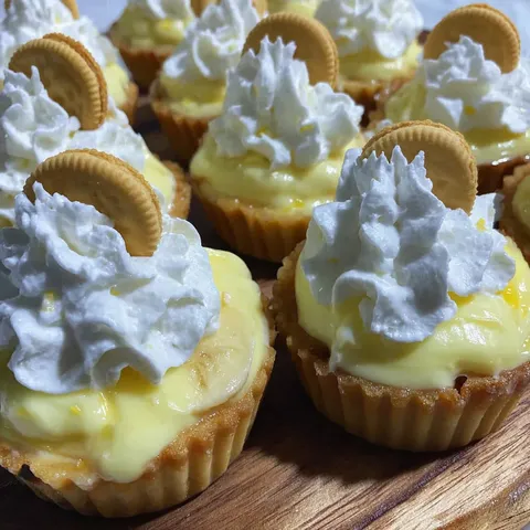 Bananen-Sahne Muffin Törtchen