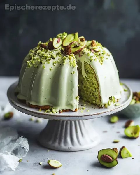 Frischer Pistazien-Gugelhupf