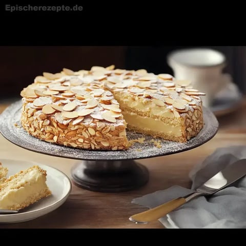 Cremige Schwedische Mandeltorte