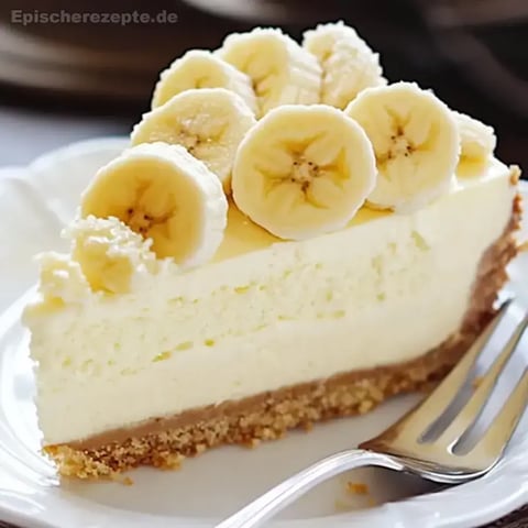 Cremiger Bananen-Cheesecake