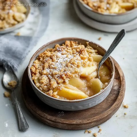Apple Crumble ohne Zucker