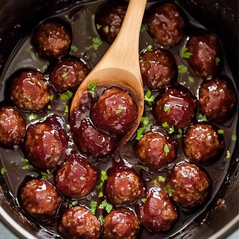 Traubengelee Fleischbällchen