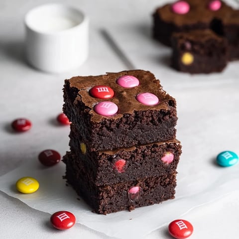 Bunte M&M’s Brownies