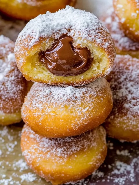 Nutella Donuts Gefüllt