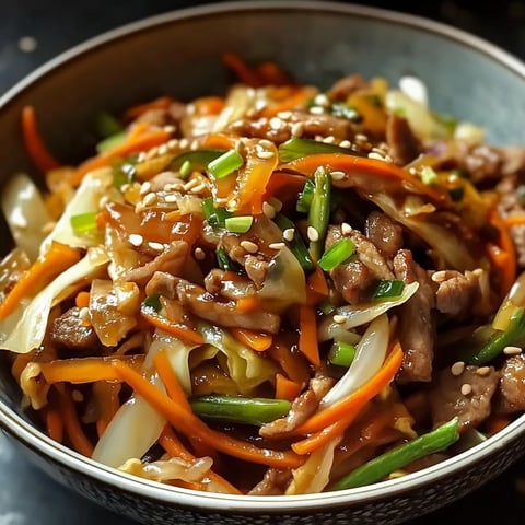 Frühlingsrollen-Pfanne