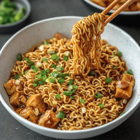 Ramen mit würziger Soße