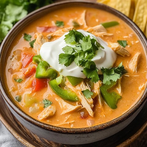 Fajita Hühnersuppe