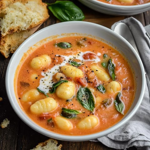 Gnocchi-Tomatensuppe