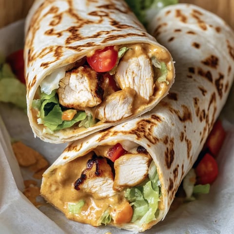 Leckerer Huhn Chipotle Wrap