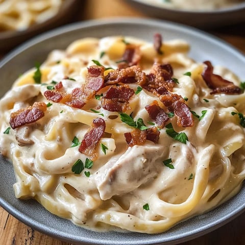 Cremige Hähnchen Carbonara