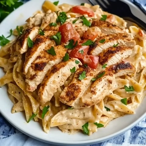 Cremige Cajun-Hähnchen-Pasta