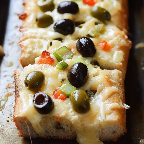 Knuspriges Käse-Olivenbrot