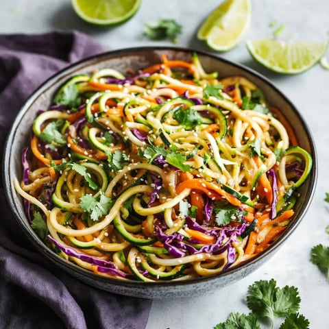 Asiatische scharfe Zoodles