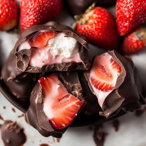Erdbeer-Schoko-Joghurt Happen