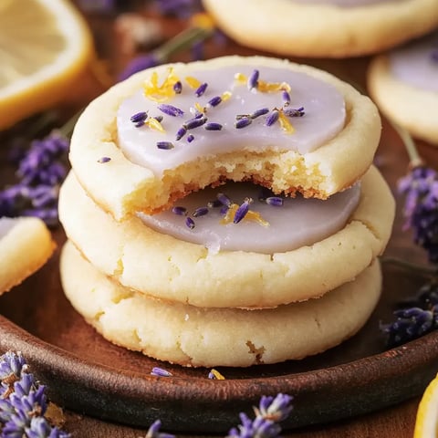 Lavendel Zitronen Kekse