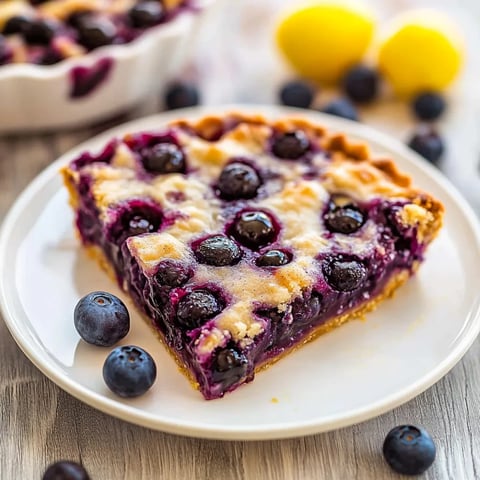 Blaubeerkuchen ohne Boden