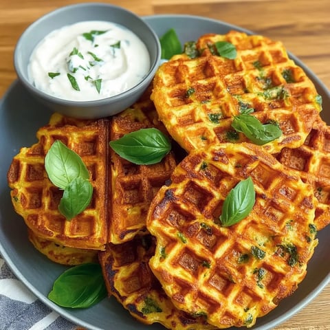 Knusprige Gemüsewaffeln