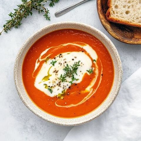 Italienische Tomatensuppe zubereiten