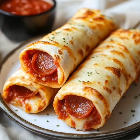 Luftige Pizza Roll Ups