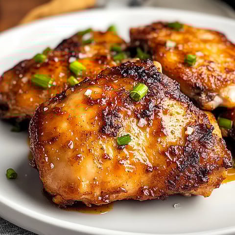 Saftige boneless Huhnerkeulen aus der Luftfritteuse