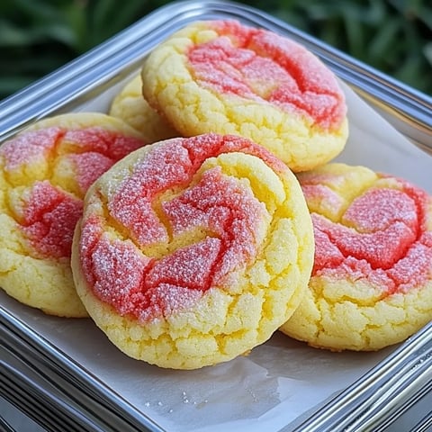 Erdbeer Zitrone Kekse