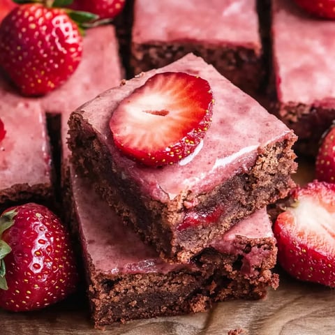 Erdbeer Schoko Würfel
