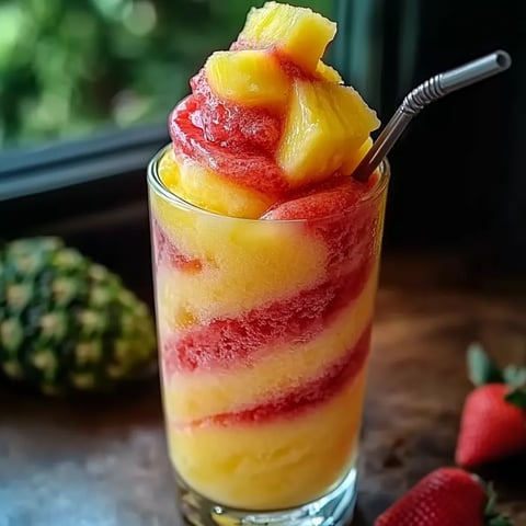 Ananas Erdbeer Slush