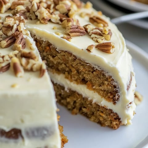 Osterlicher Karottenkuchen mit cremigem Frischkäse-Topping