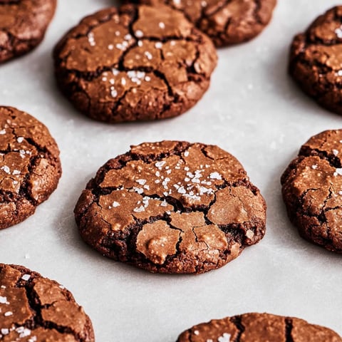 Schokoladige Crinkle Kekse