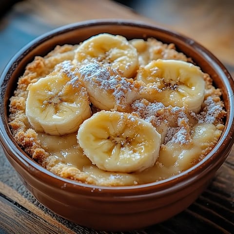 Köstlicher Bananen Crumble