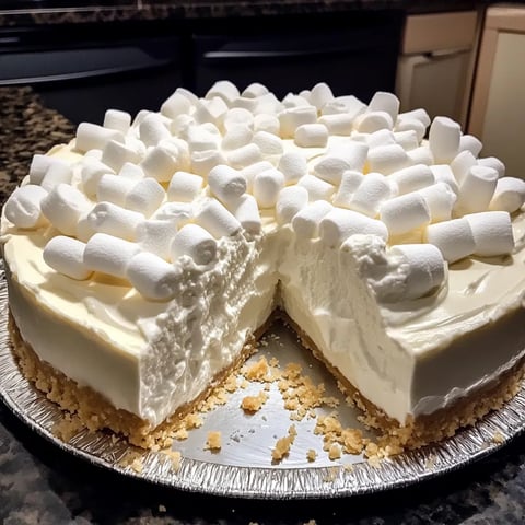 Himmlischer Käsekuchen mit Marshmallow-Topping