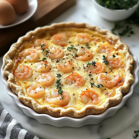 Cremige Shrimps Torte
