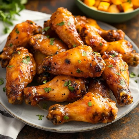 Leckere Mango Wings mit Habanero