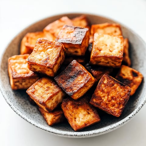 Tofu aus der Luftfritteuse