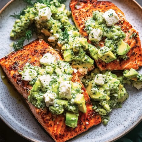 Lachs mit Avocado & Feta