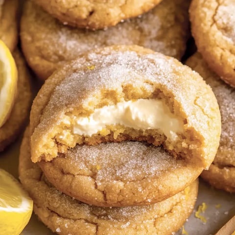 Zitronen-Käsekuchen-Kekse