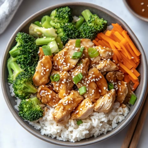 Teriyaki Huhn Schale