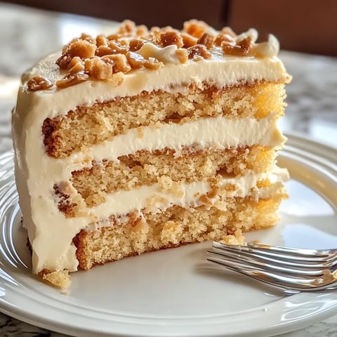 Knuspriger Butterscotch Kuchen