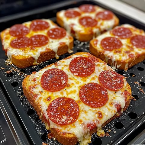 Luftfritteuse Pizza Snack