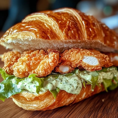 Caesar Hühnchen Croissant