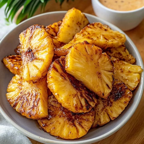 Einfache gebackene Ananas