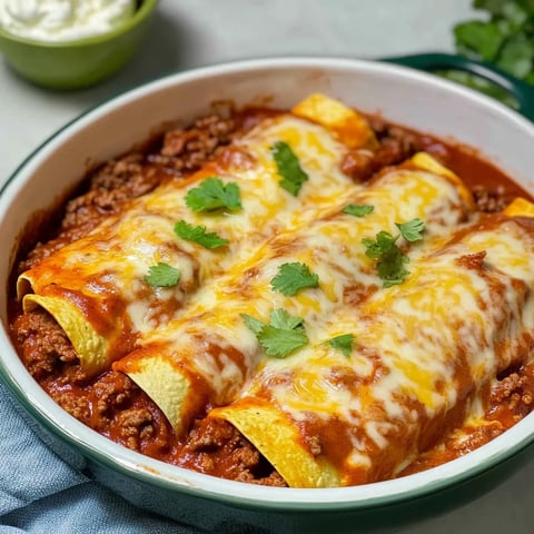 Rindfleisch-Enchiladas
