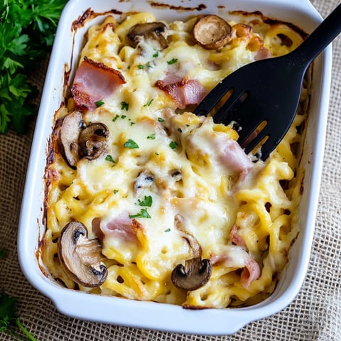 Cremiger Spätzleauflauf – würzig, käsig und schnell gemacht!